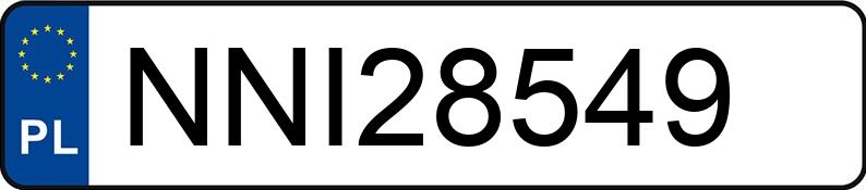 Numer rejestracyjny NNI 28549 posiada MERCEDES-BENZ 190 D - NNI28549