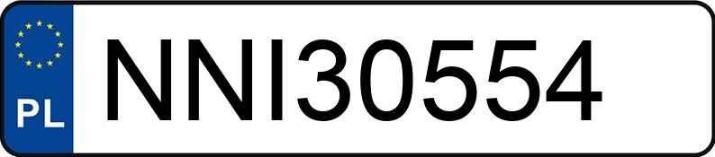 Numer rejestracyjny NNI 30554 posiada AUDI A6 - NNI30554 Numer rejestracyjny NNI 30554 posiada AUDI A6 - NNI30554