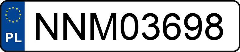 Numer rejestracyjny NNM 03698 posiada MERCEDES-BENZ S 300 - NNM03698