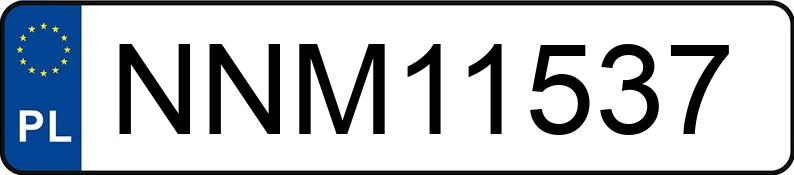 Numer rejestracyjny NNM 11537 posiada MERCEDES-BENZ C 200 - NNM11537