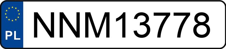 Numer rejestracyjny NNM 13778 posiada BMW 525D - NNM13778 Numer rejestracyjny NNM 13778 posiada BMW 525D - NNM13778