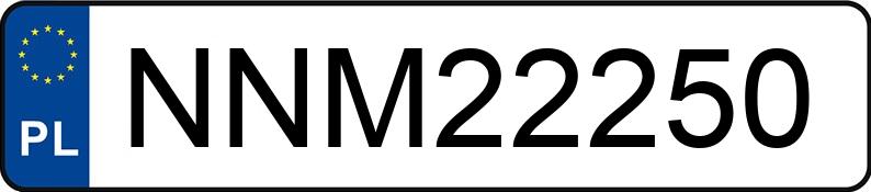 Numer rejestracyjny NNM 22250 posiada AUDI Q5 - NNM22250 Numer rejestracyjny NNM 22250 posiada AUDI Q5 - NNM22250