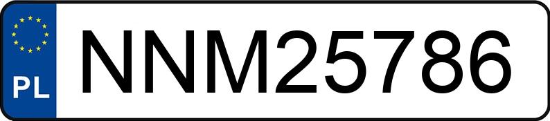 Numer rejestracyjny NNM 25786 posiada BMW 530D - NNM25786