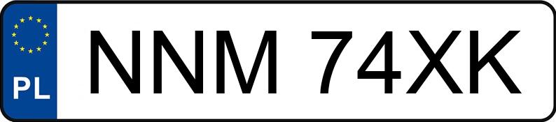 Numer rejestracyjny NNM 74XK posiada RIEJU Enduro MRX 50 - NNM74XK Numer rejestracyjny NNM 74XK posiada RIEJU Enduro MRX 50 - NNM74XK