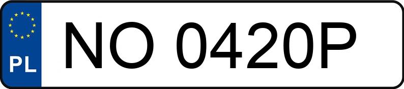 Numer rejestracyjny NO 0420P posiada SUBARU FORESTER - NO0420P