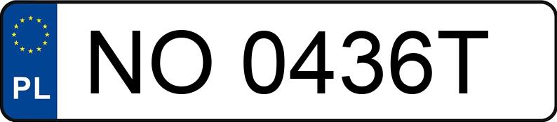 Numer rejestracyjny NO 0436T posiada BMW 530I XDRIVE - NO0436T