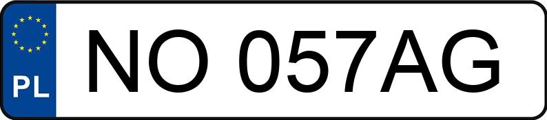 Numer rejestracyjny NO 057AG posiada VOLKSWAGEN Passat B6 2.0 TDI MR`05 E4 Trendline DPF - NO057AG