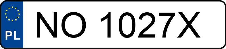 Numer rejestracyjny NO 1027X posiada RENAULT/CARPOL MASTER - NO1027X