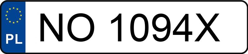 Numer rejestracyjny NO 1094X posiada BMW 316 Diesel MR`16 E6 F30 - NO1094X Numer rejestracyjny NO 1094X posiada BMW 316 Diesel MR`16 E6 F30 - NO1094X