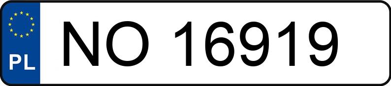 Numer rejestracyjny NO 16919 posiada OPEL ASTRA - NO16919