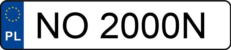 Numer rejestracyjny NO 2000N posiada AUDI S6 - NO2000N