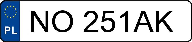 Numer rejestracyjny NO 251AK posiada VOLKSWAGEN Golf VIII 2.0 TSI MR`20 E6d Style DSG - NO251AK Numer rejestracyjny NO 251AK posiada VOLKSWAGEN Golf VIII 2.0 TSI MR`20 E6d Style DSG - NO251AK