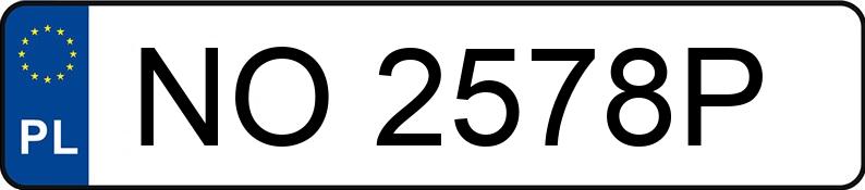 Numer rejestracyjny NO 2578P posiada FIAT DUCATO - NO2578P Numer rejestracyjny NO 2578P posiada FIAT DUCATO - NO2578P