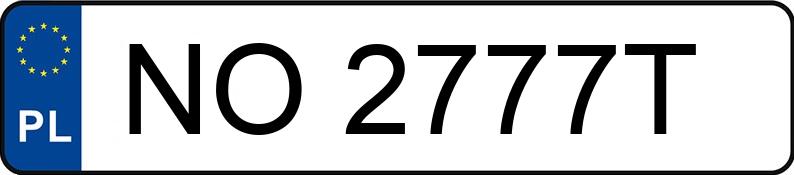 Numer rejestracyjny NO 2777T posiada BMW 730LD - NO2777T Numer rejestracyjny NO 2777T posiada BMW 730LD - NO2777T