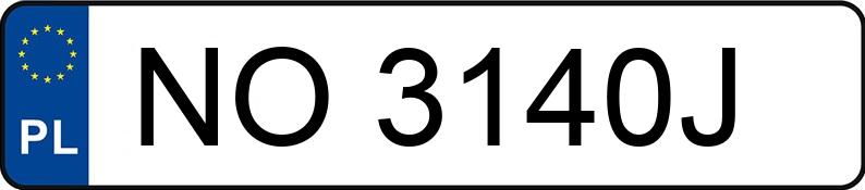 Numer rejestracyjny NO 3140J posiada TOYOTA AVENSIS VERSO - NO3140J Numer rejestracyjny NO 3140J posiada TOYOTA AVENSIS VERSO - NO3140J
