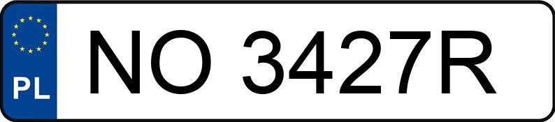 Numer rejestracyjny NO 3427R posiada FORD Focus 1.6 MR`11 E5 Ambiente - NO3427R