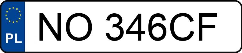 Numer rejestracyjny NO 346CF posiada VOLVO XC40 - NO346CF Numer rejestracyjny NO 346CF posiada VOLVO XC40 - NO346CF
