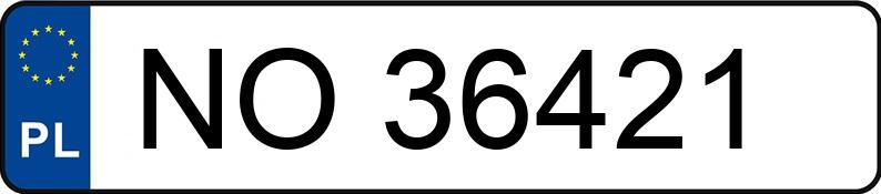 Numer rejestracyjny NO 36421 posiada VOLKSWAGEN POLO - NO36421