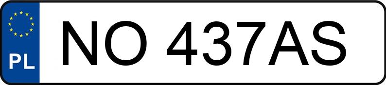 Numer rejestracyjny NO 437AS posiada KIA Sportage 1.6 T-GDI MR`22 E6d Anniversary - NO437AS