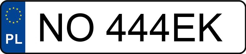 Numer rejestracyjny NO 444EK posiada TOYOTA PROACE MAX - NO444EK Numer rejestracyjny NO 444EK posiada TOYOTA PROACE MAX - NO444EK