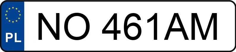 Numer rejestracyjny NO 461AM posiada BMW 318I - NO461AM