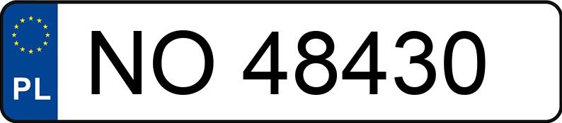 Numer rejestracyjny NO 48430 posiada SUZUKI LIANA - NO48430