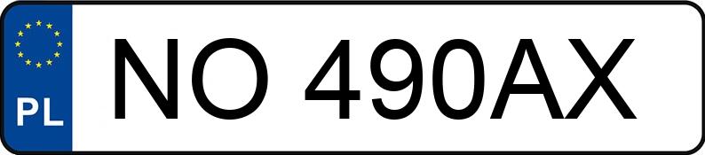 Numer rejestracyjny NO 490AX posiada MAN 3.180 TGE MR`17 E6 3.5t L3 - NO490AX