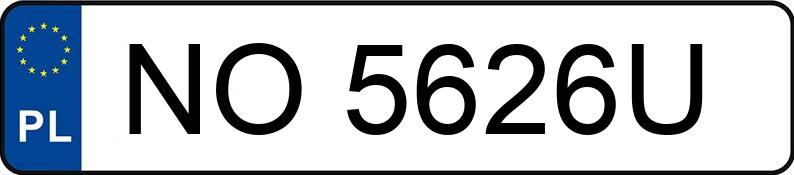 Numer rejestracyjny NO 5626U posiada KIA CEE D - NO5626U