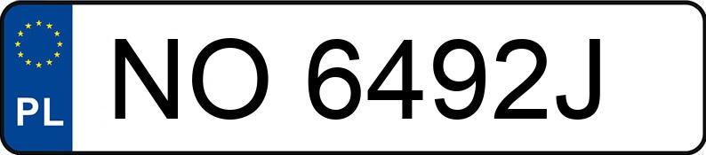 Numer rejestracyjny NO 6492J posiada MITSUBISHI GALANT 2.4 - NO6492J