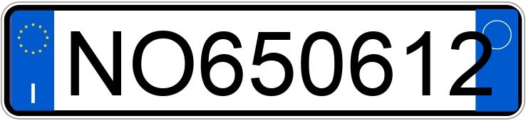 Numer rejestracyjny NO650612 posiada FIAT Panda 1a serie