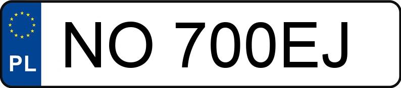 Numer rejestracyjny NO 700EJ posiada AUDI A6 AVANT - NO700EJ