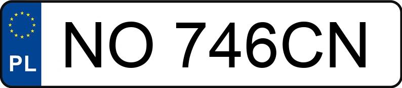 Numer rejestracyjny NO 746CN posiada OPEL MOVANO - NO746CN