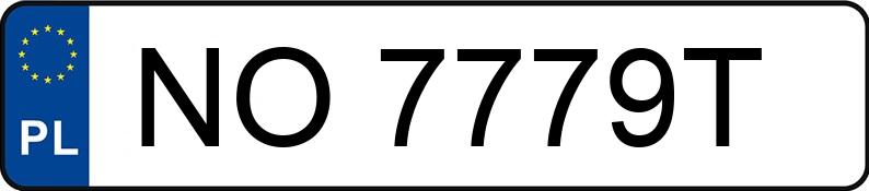 Numer rejestracyjny NO 7779T posiada AUDI A3 35 TFSI MR`19 E6 8V A3 35 TFSI MR`19 E6 8V - NO7779T
