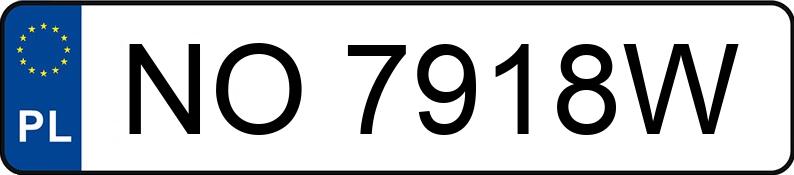 Numer rejestracyjny NO 7918W posiada CHEVROLET AVEO - NO7918W