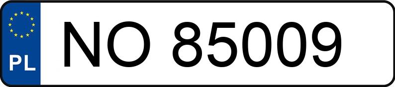 Numer rejestracyjny NO 85009 posiada SKODA OCTAVIA - NO85009 Numer rejestracyjny NO 85009 posiada SKODA OCTAVIA - NO85009