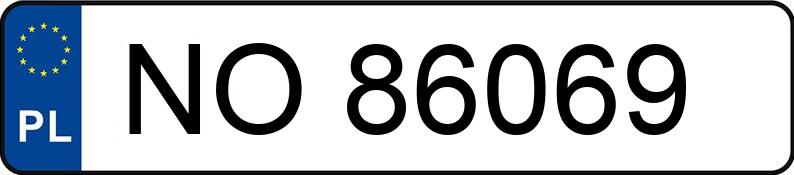 Numer rejestracyjny NO 86069 posiada FIAT PUNTO - NO86069