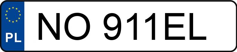 Numer rejestracyjny NO 911EL posiada PORSCHE 911 - NO911EL Numer rejestracyjny NO 911EL posiada PORSCHE 911 - NO911EL