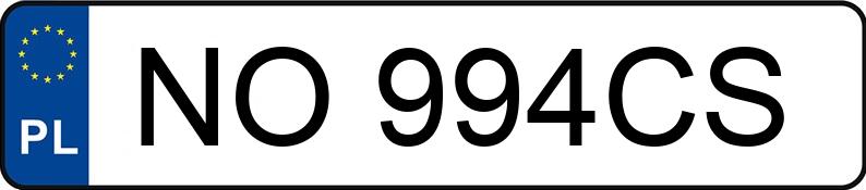 Numer rejestracyjny NO 994CS posiada VOLKSWAGEN Amarok 3.0 TDI MR`23 E6 3.4t Aventura - NO994CS