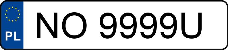 Numer rejestracyjny NO 9999U posiada BMW M340I XDRIVE - NO9999U Numer rejestracyjny NO 9999U posiada BMW M340I XDRIVE - NO9999U