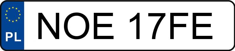 Numer rejestracyjny NOE 17FE posiada TOYOTA Avensis Sedan MR`03 E4 Terra - NOE17FE Numer rejestracyjny NOE 17FE posiada TOYOTA Avensis Sedan MR`03 E4 Terra - NOE17FE