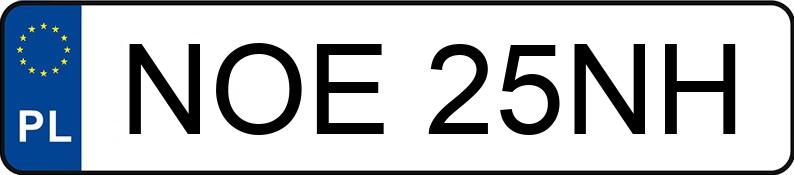 Numer rejestracyjny NOE 25NH posiada AUDI A4 - NOE25NH