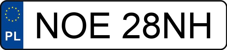 Numer rejestracyjny NOE 28NH posiada BMW 318 - NOE28NH