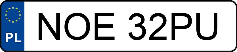 Numer rejestracyjny NOE 32PU posiada VOLKSWAGEN Golf IV 1.9 TDI MR`97 GTI - NOE32PU