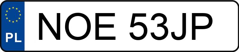 Numer rejestracyjny NOE 53JP posiada AUDI A6 2,5 TDI - NOE53JP Numer rejestracyjny NOE 53JP posiada AUDI A6 2,5 TDI - NOE53JP