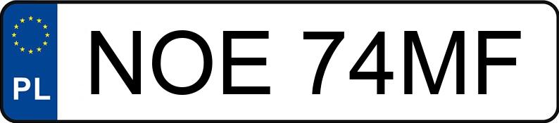 Numer rejestracyjny NOE 74MF posiada VOLKSWAGEN PASSAT - NOE74MF