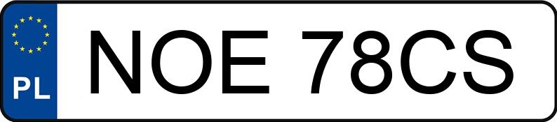 Numer rejestracyjny NOE 78CS posiada VOLKSWAGEN Passat B6 2.0 TDI MR`05 E4 Comfortline 4MOTION - NOE78CS