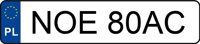 Numer rejestracyjny NOE 80AC posiada NISSAN NAVARA - NOE80AC Numer rejestracyjny NOE 80AC posiada NISSAN NAVARA - NOE80AC