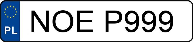 Numer rejestracyjny NOE P999 posiada CITROEN C5 - NOEP999