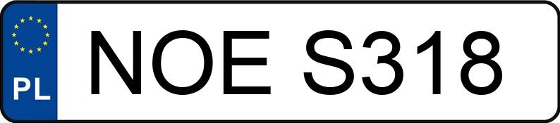 Numer rejestracyjny NOE S318 posiada FORD MONDEO - NOES318
