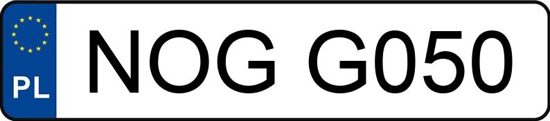 Numer rejestracyjny NOG G050 posiada OPEL ASTRA 1.7 D KOMBI - NOGG050